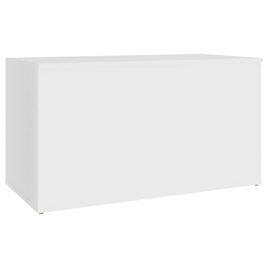 Devaun Wooden Storage Blanket Box In White
