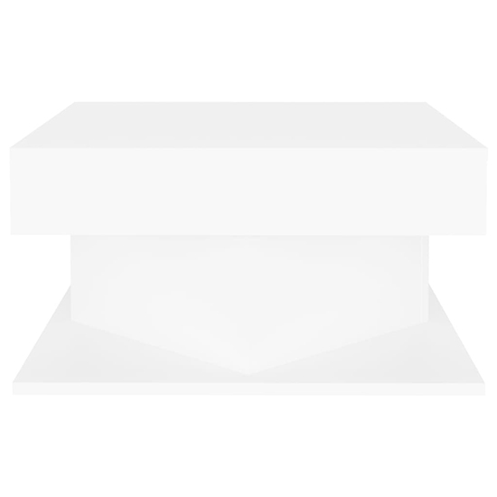 Deveraux Square Wooden Coffee Table In White