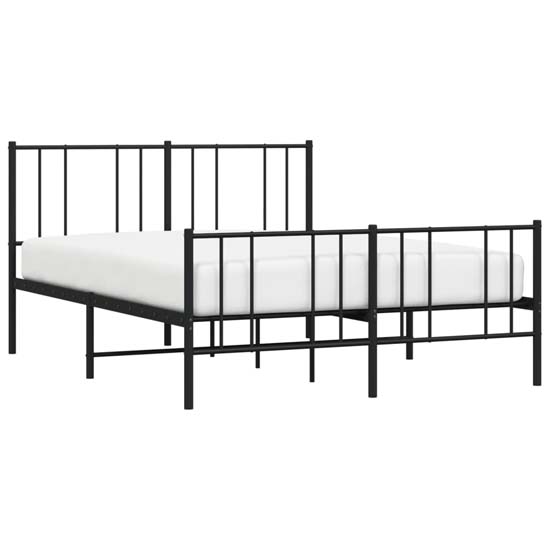 Devlin Metal Double Bed In Black