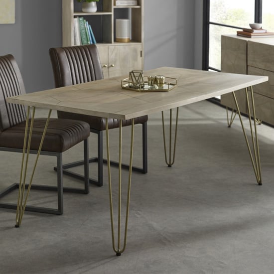 Read more about Dhort wooden dining table in natural