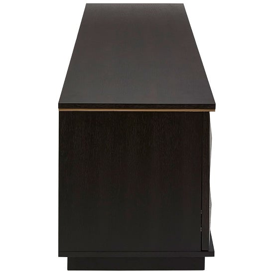 Diamond Rubberwood TV Stand In Black With Two Doors Sale