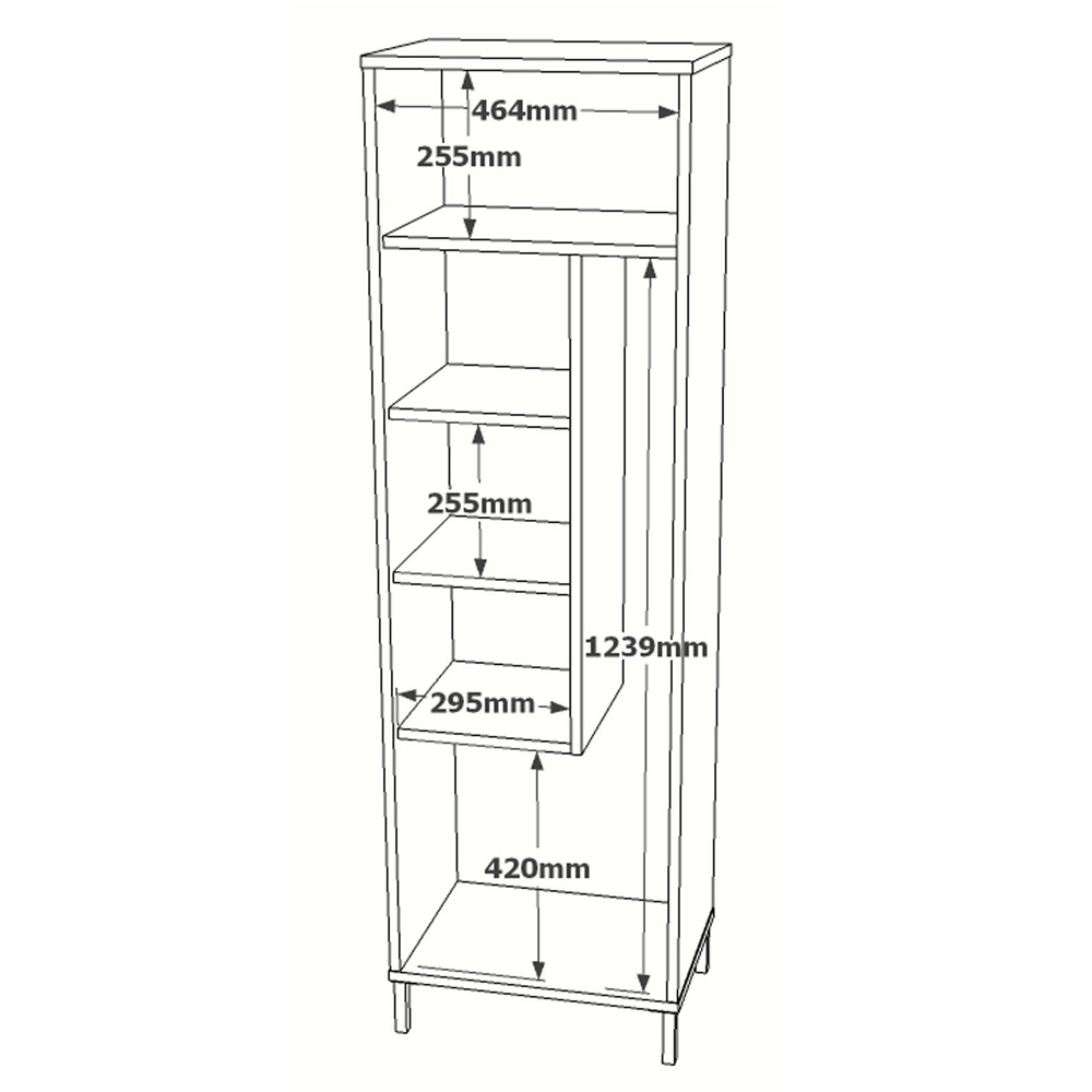 Diavo Wooden Hallway Cabinet With 2 Doors In White
