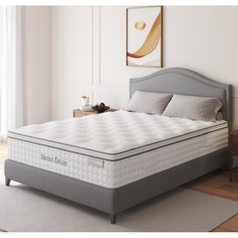 Diboll Fabric Double Mattress In White
