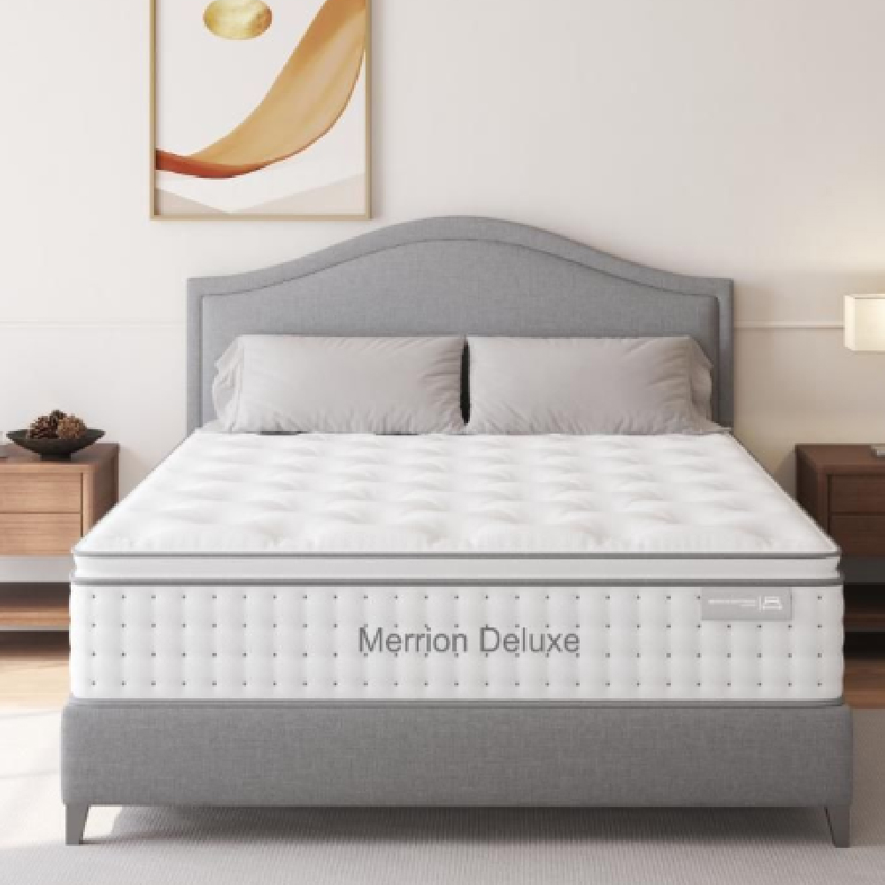 Diboll Fabric Super King Size Mattress In White