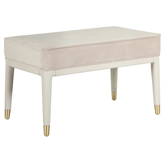 Read more about Dileta wooden dressing stool in white