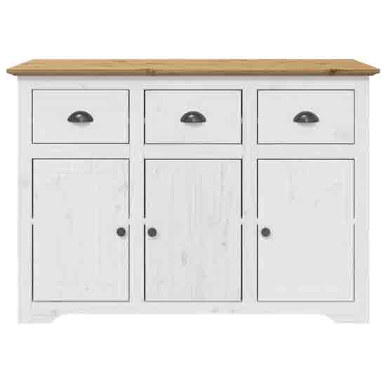 Dillon Wooden Sideboard With 3 Doors 3 Drawers In Oak And White