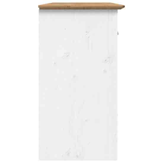 Dillon Wooden Sideboard With 3 Doors 3 Drawers In Oak And White