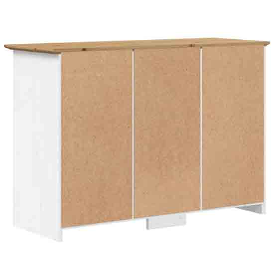 Dillon Wooden Sideboard With 3 Doors 3 Drawers In Oak And White