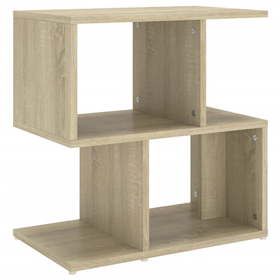 Dimitar Wooden Bedside Cabinet In Sonoma Oak