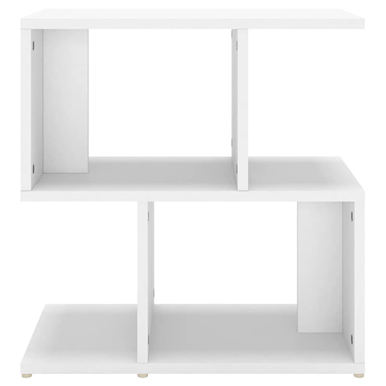 Dimitar Wooden Bedside Cabinet In White_4