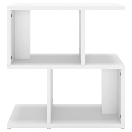 Dimitar Wooden Bedside Cabinet In White