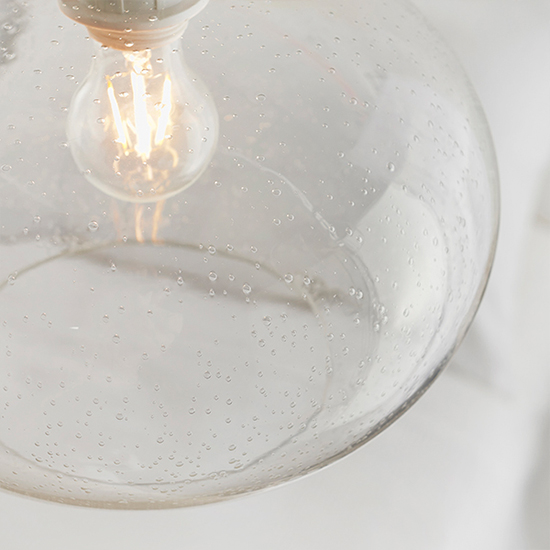 Dimitri Bubble Glass Ceiling Pendant Light In Clear