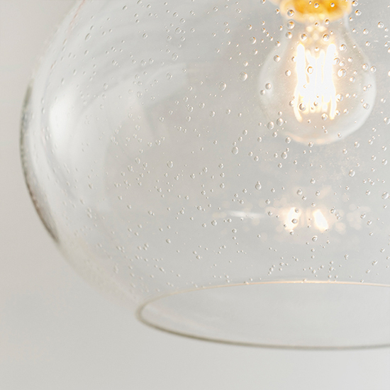 Dimitri Bubble Glass Ceiling Pendant Light In Clear