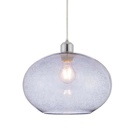 Photo of Dimitri bubble glass ceiling pendant light in grey