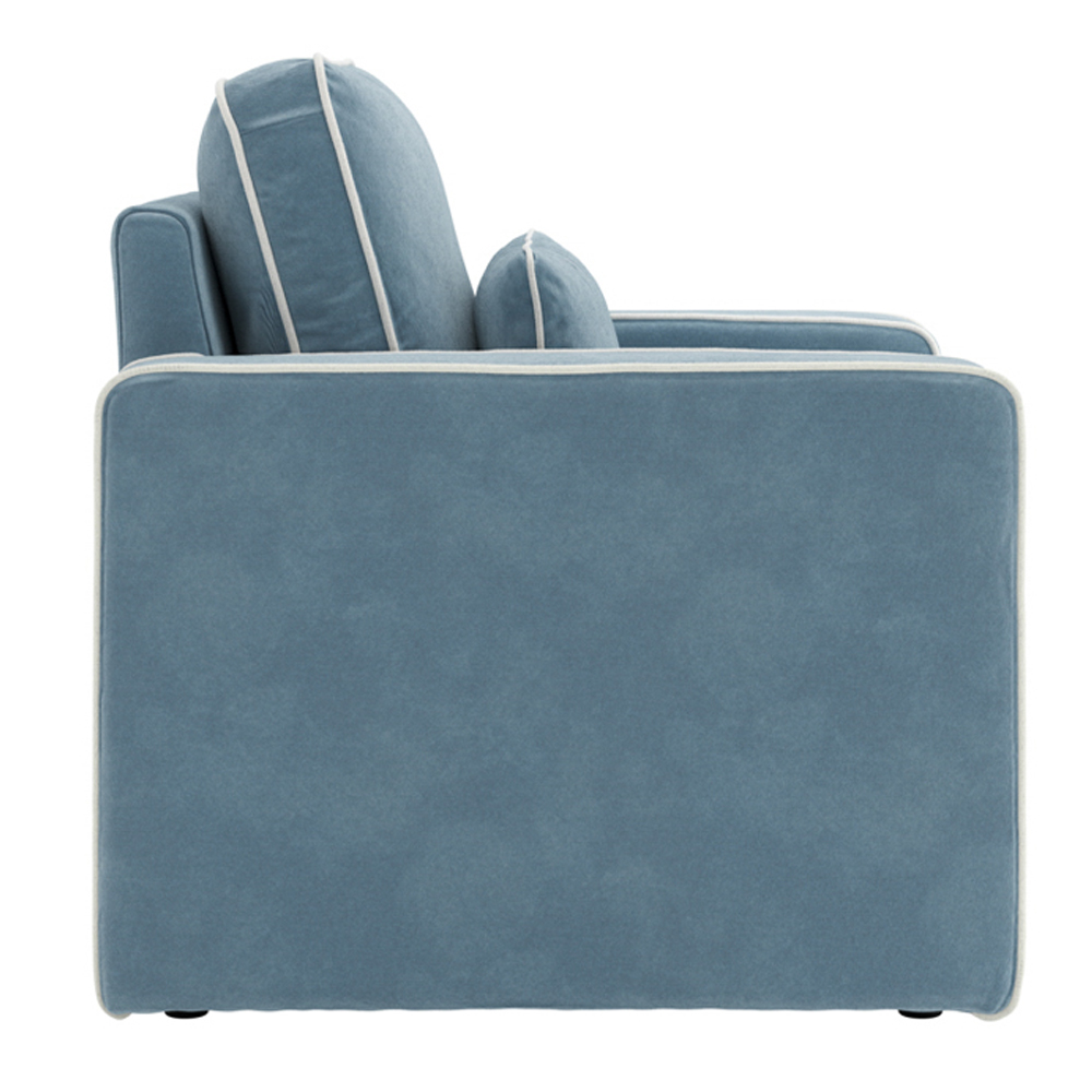 Dixon Fabric Armchair - Ice Blue
