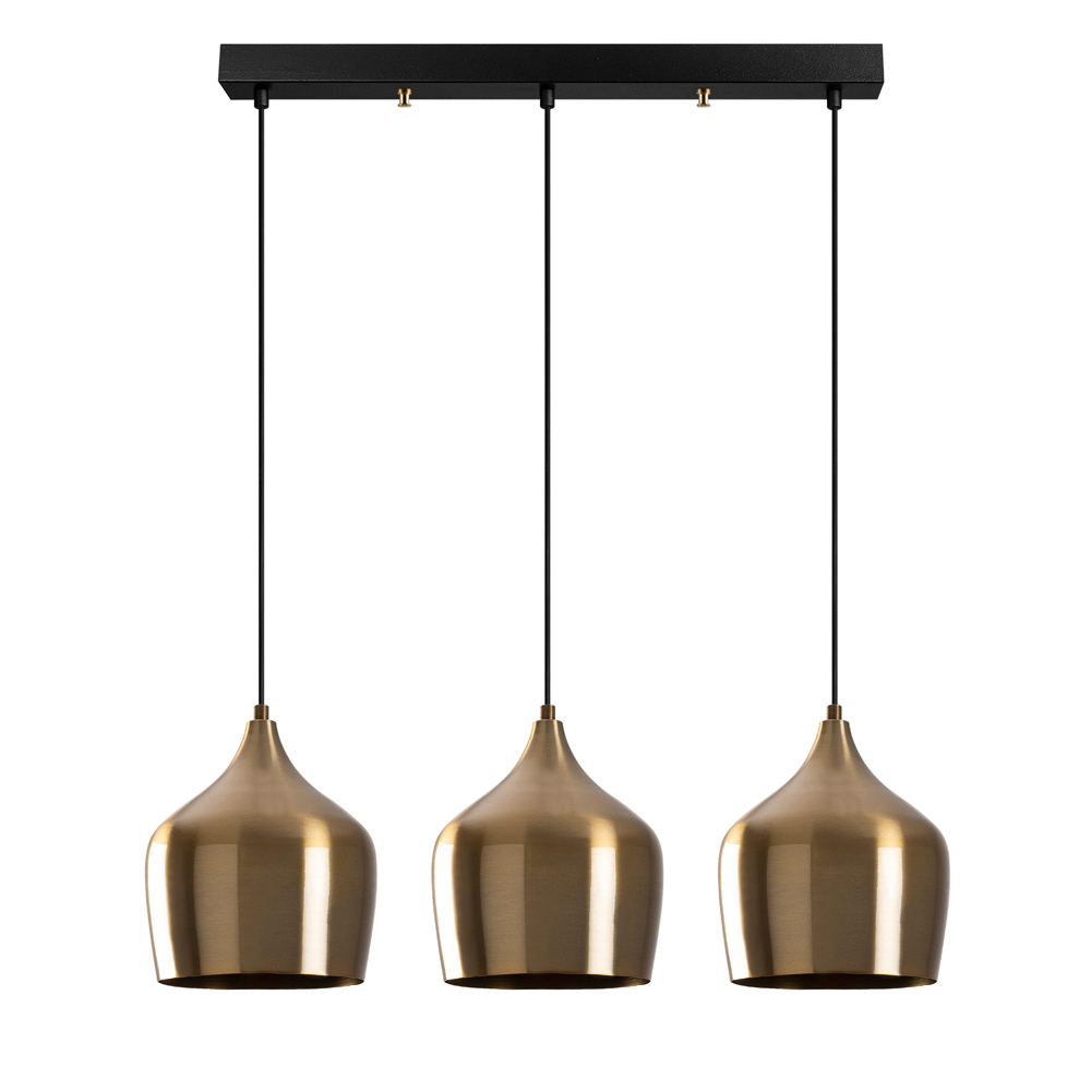 Dodo 3 Light Metal Ceiling Pendant Light in Vintage