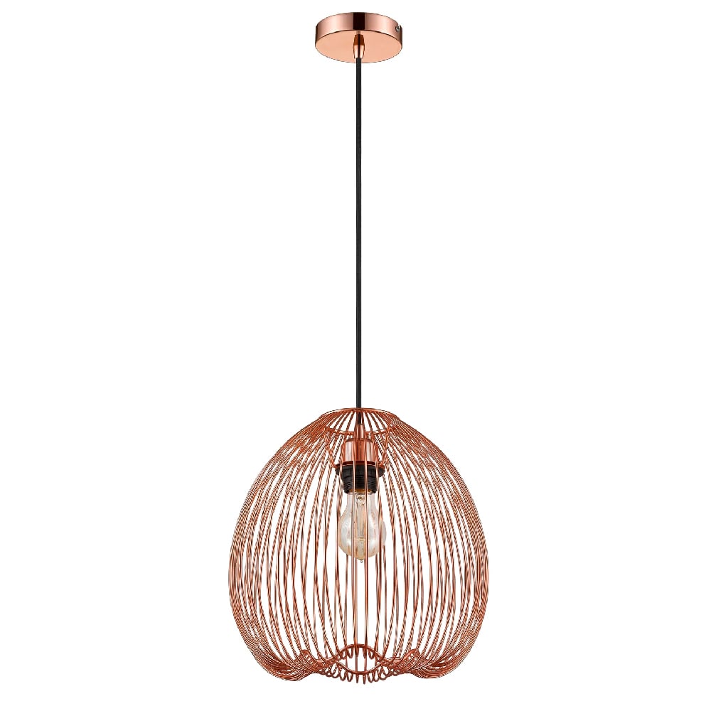 Read more about Dollis metal pendant light in copper