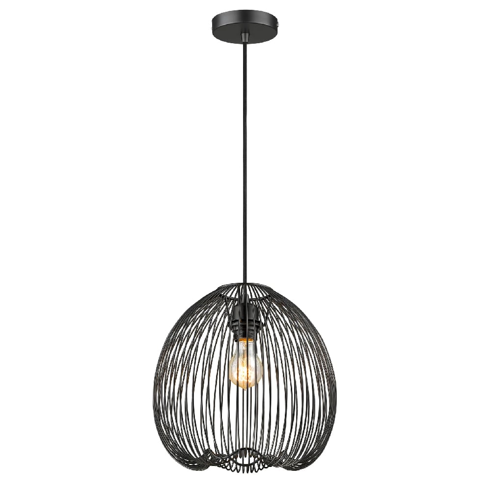 Read more about Dollis metal pendant light in matt black