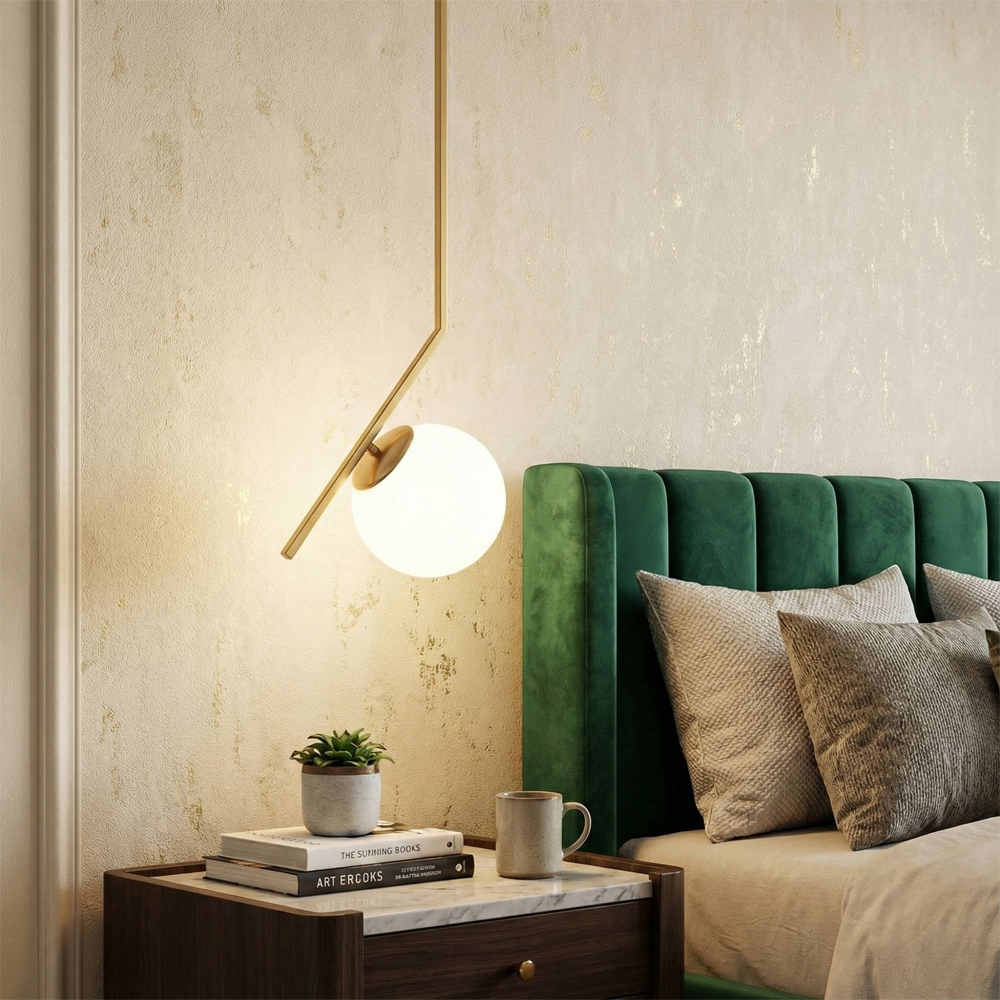 Dolunay Metal Ceiling Pendant Light in Gold