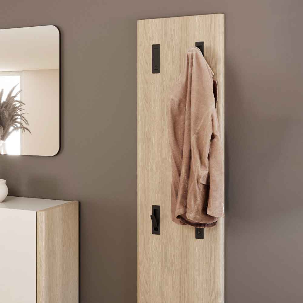 Dorian Wooden Coat Rack in Light Oak