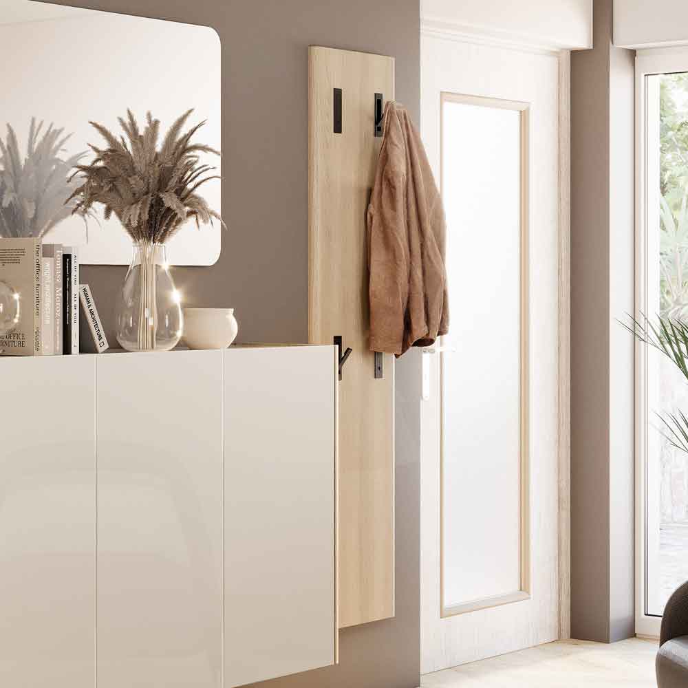 Dorian Wooden Coat Rack in Light Oak