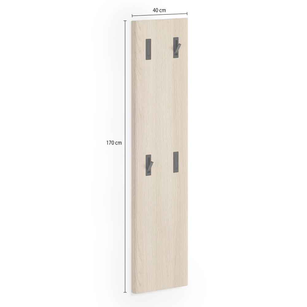 Dorian Wooden Coat Rack in Light Oak