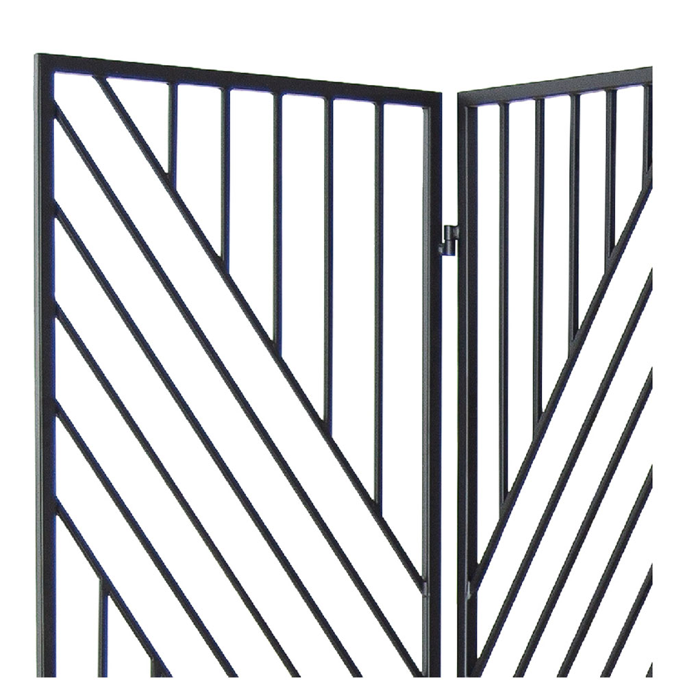 Dormeo Metal Room Divider Screen in Black