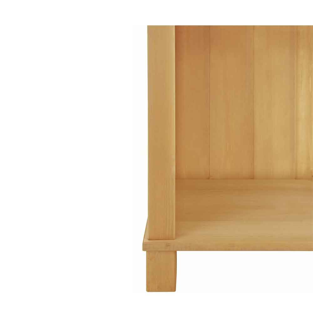 Dorvian Wooden Bookcase with 5 Shelves in Natural