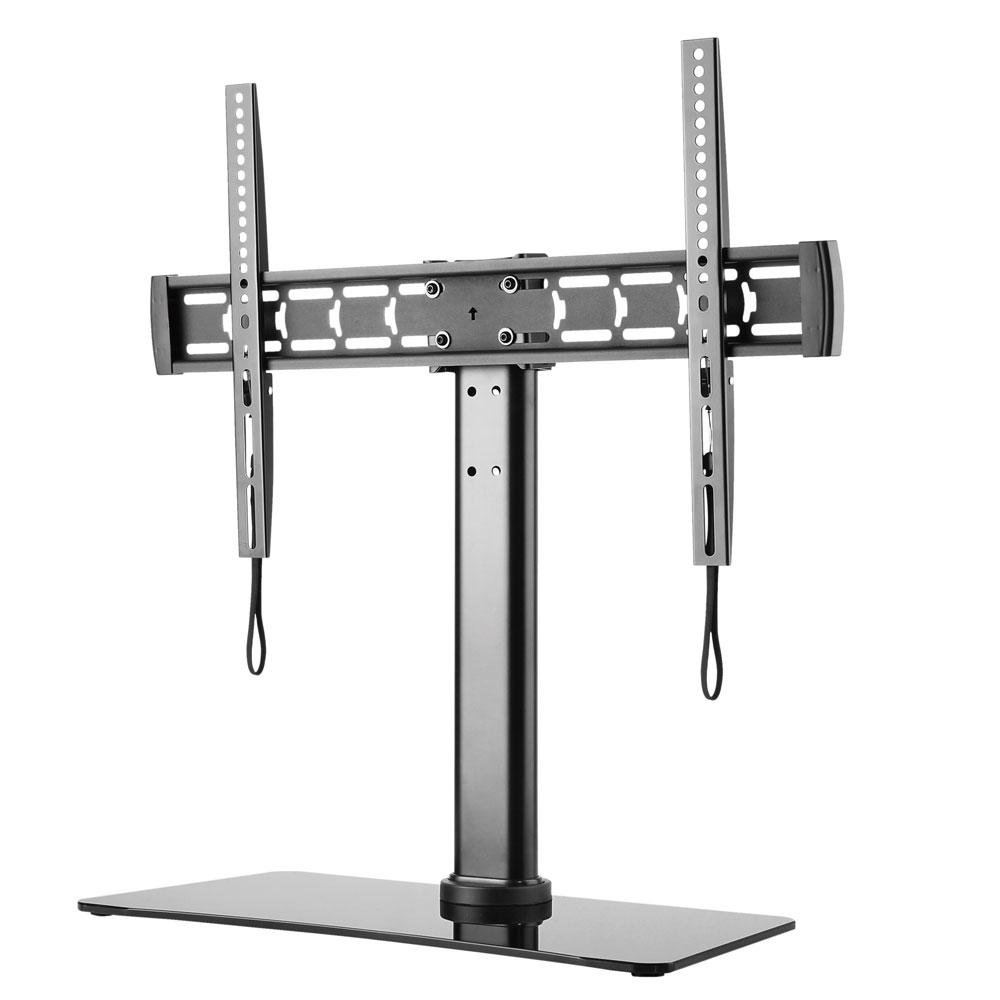Dorzano 32'' to 55'' Metal Swivel TV Stand in Black