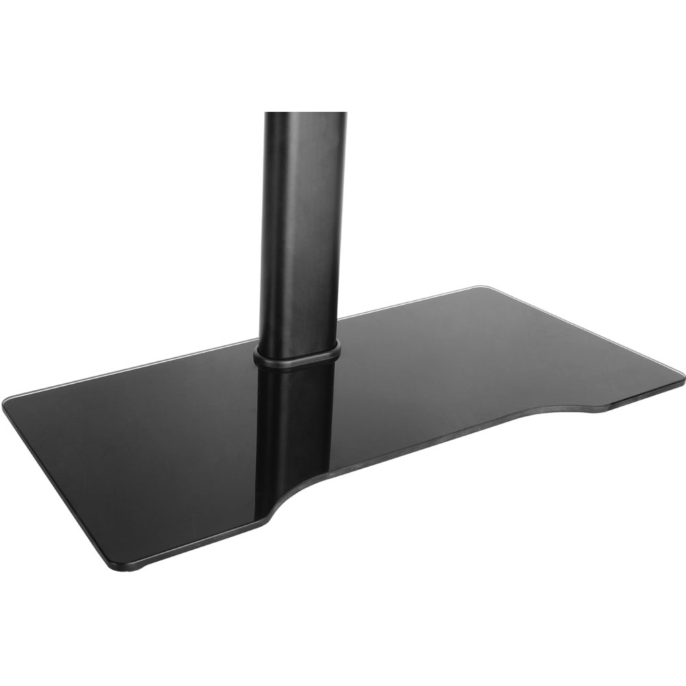 Dorzano 32'' to 55'' Metal Swivel TV Stand in Black