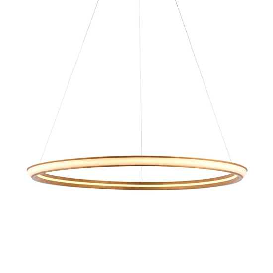 Dothan LED Ring Ceiling Pendant Light In Satin Gold