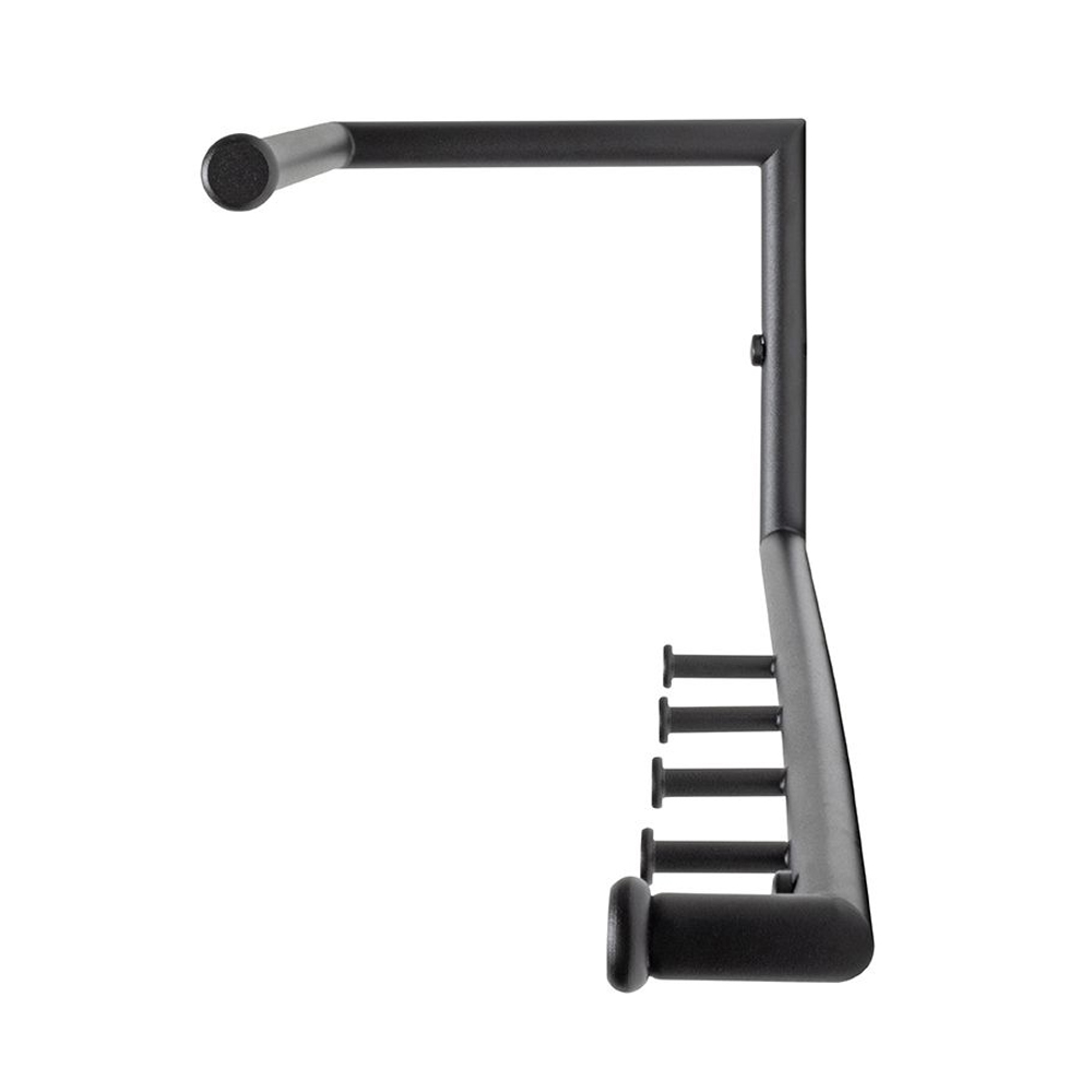Dothan Metal Wall Hung Coat Rack In Black
