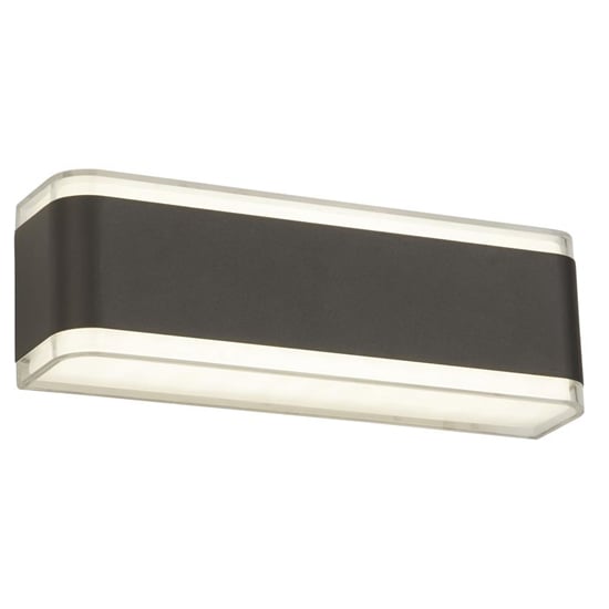 Product photograph of Douglas Led Outdoor Wall Light In Dark Grey And White from Furniture in Fashion