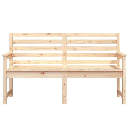 Dove Solid Wood Pine Garden Seating Bench Large In Natural