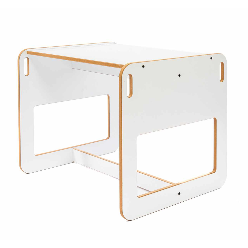 Dove Wooden Kids Table and Chair in White and Oak