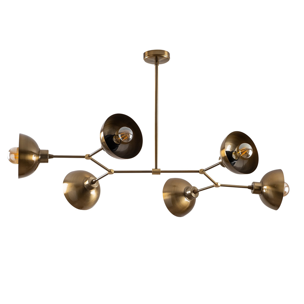 Dram Metal Ceiling Pendant Light in Vintage