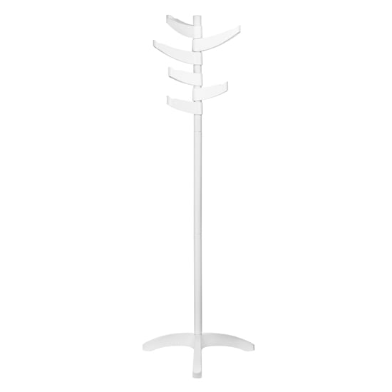 Read more about Drepas plastic coat stand with white metal base