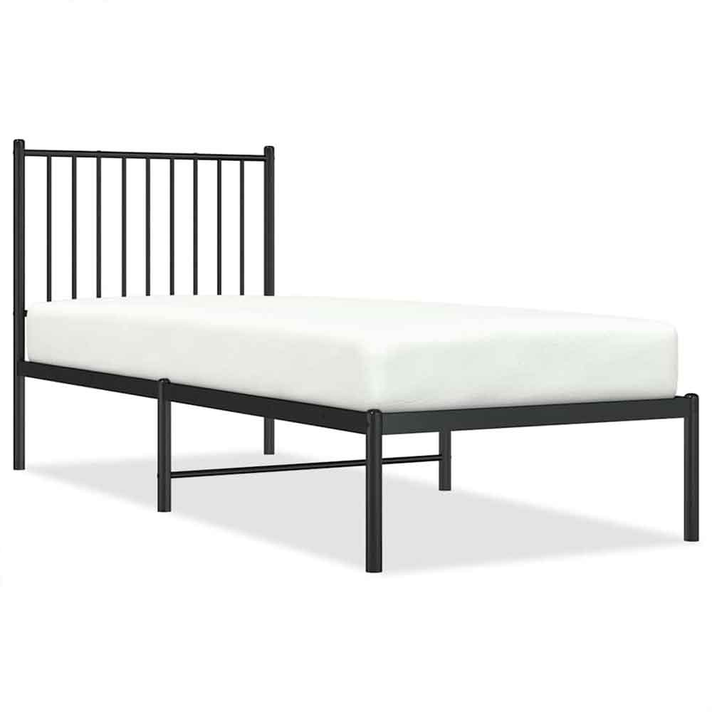 Dubuque Metal Small Double Bed - Black