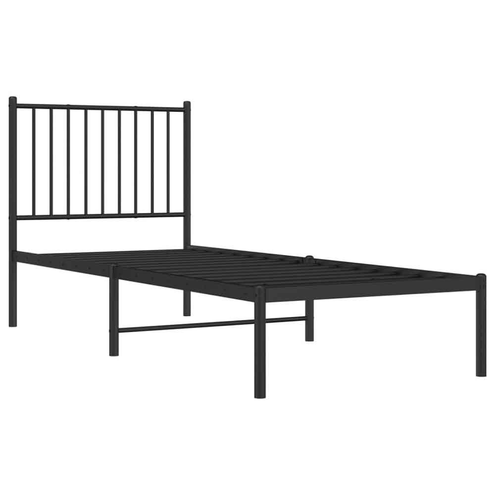 Dubuque Metal Small Double Bed - Black