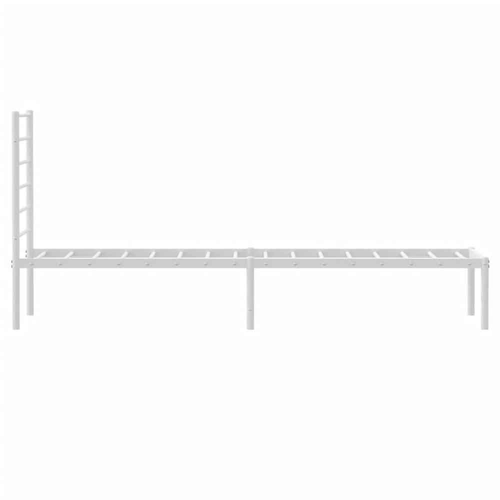 Dubuque Metal Small Double Bed - White