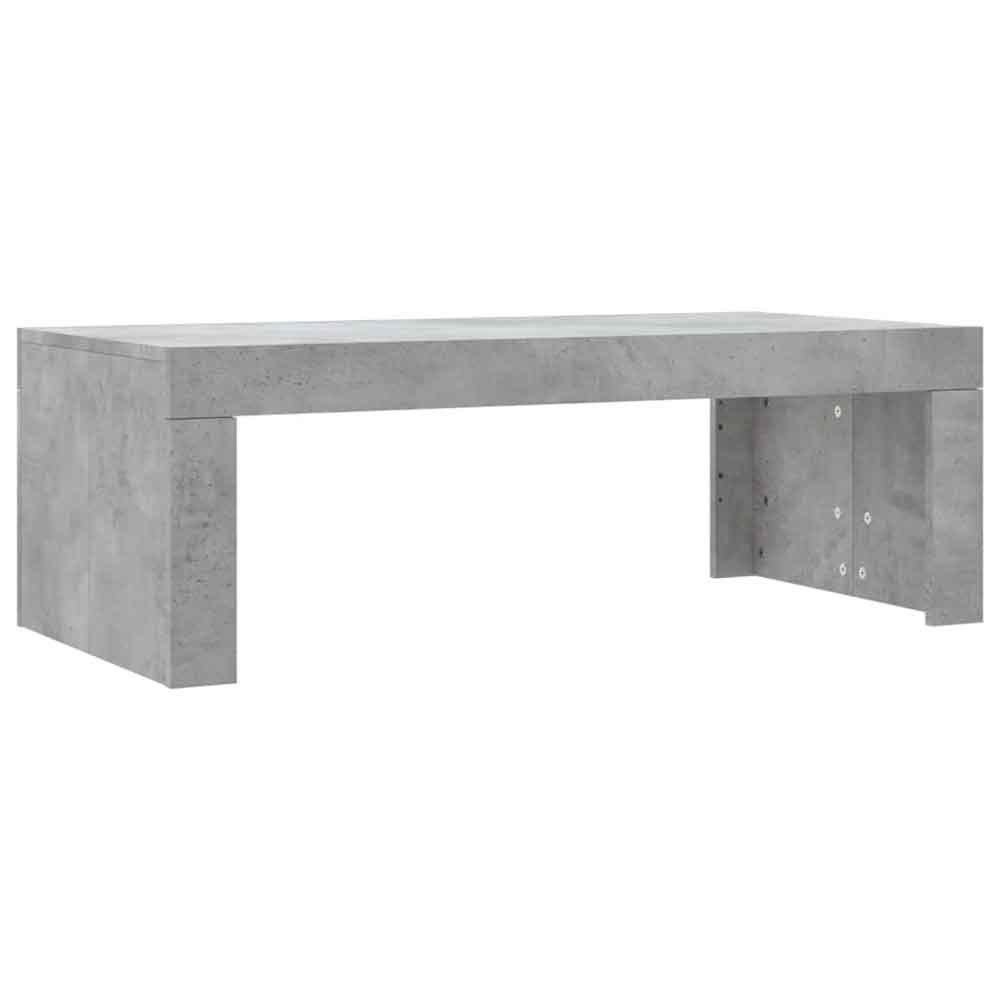 Dubuque Wooden Coffee Table - Concrete Grey