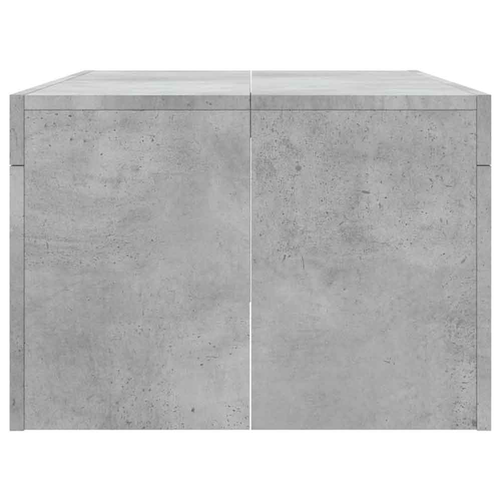 Dubuque Wooden Coffee Table - Concrete Grey