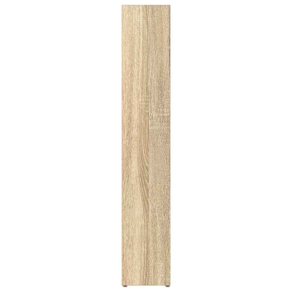 Dubuque Wooden Set Of 2 Bookcase With 5 Shelves - Sonoma Oak