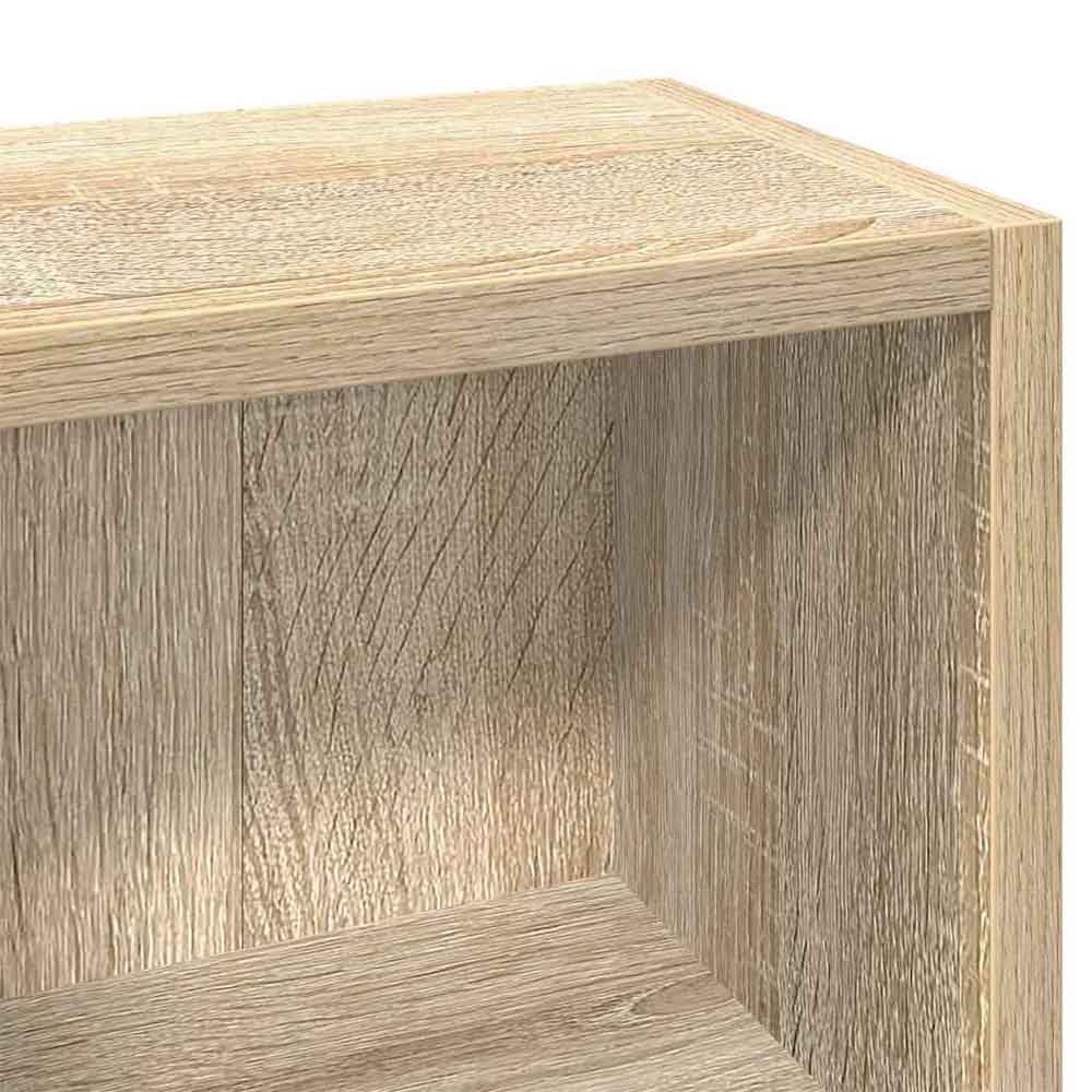 Dubuque Wooden Set Of 2 Bookcase With 5 Shelves - Sonoma Oak