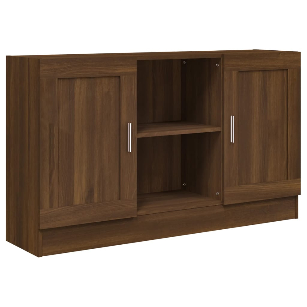 Dubuque Wooden Storage Cabinet With 2 Doors - Brown Oak