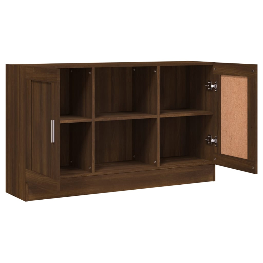 Dubuque Wooden Storage Cabinet With 2 Doors - Brown Oak