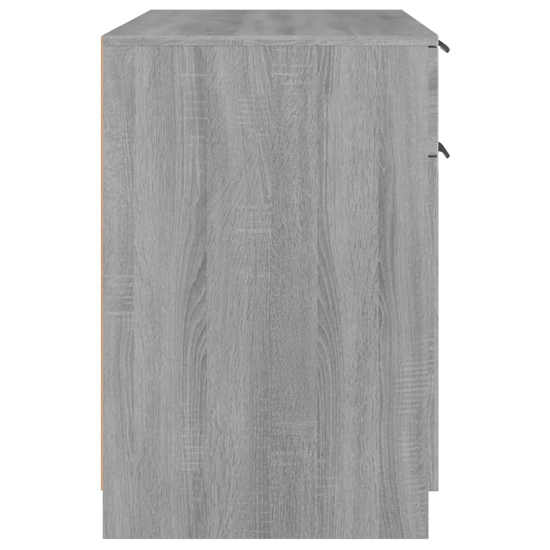Dunstable Wooden Laptop Desk 1 Door 1 Drawer In Grey Sonoma
