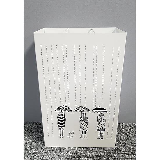 Durango Metal Umbrella Stand In White_2