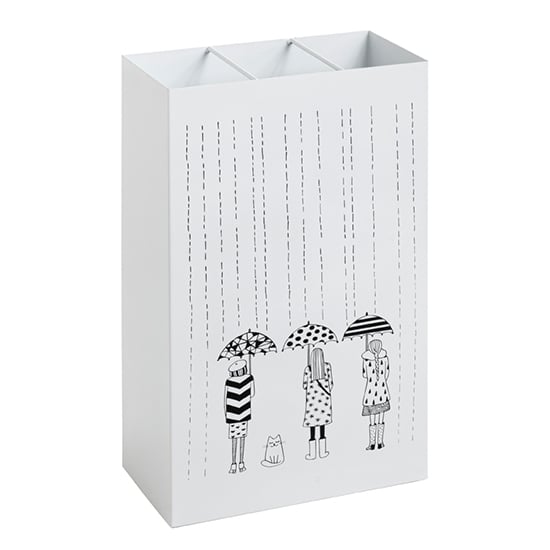 Durango Metal Umbrella Stand In White_5