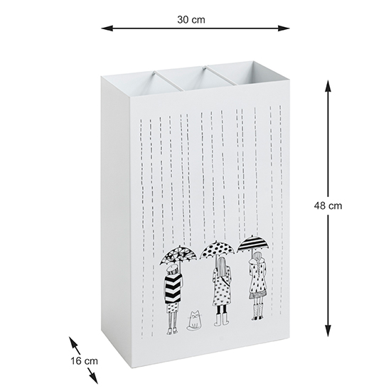 Durango Metal Umbrella Stand In White_6